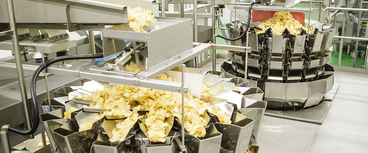 Ishida Packing Line Solution for Potato Chips